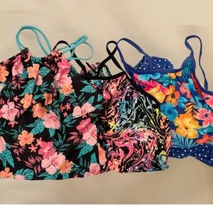Girls size 10 swimsuit set of 3